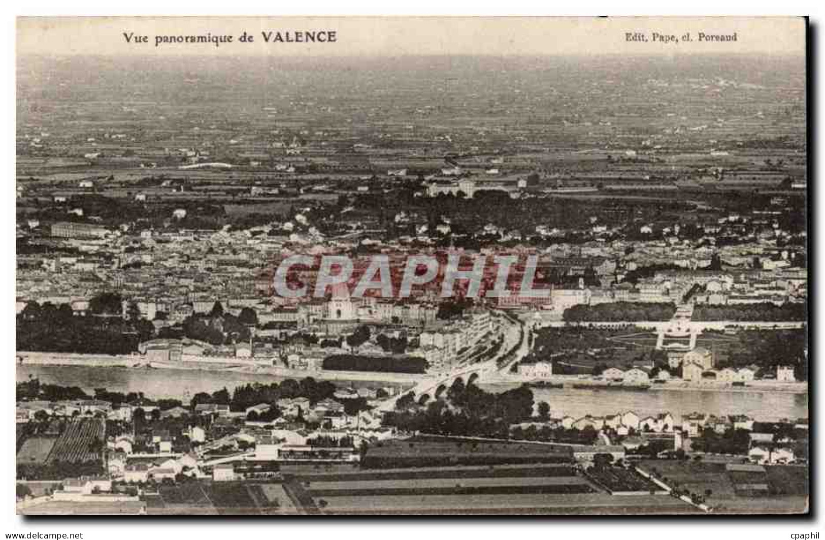 CPA Valence Vue panoramique