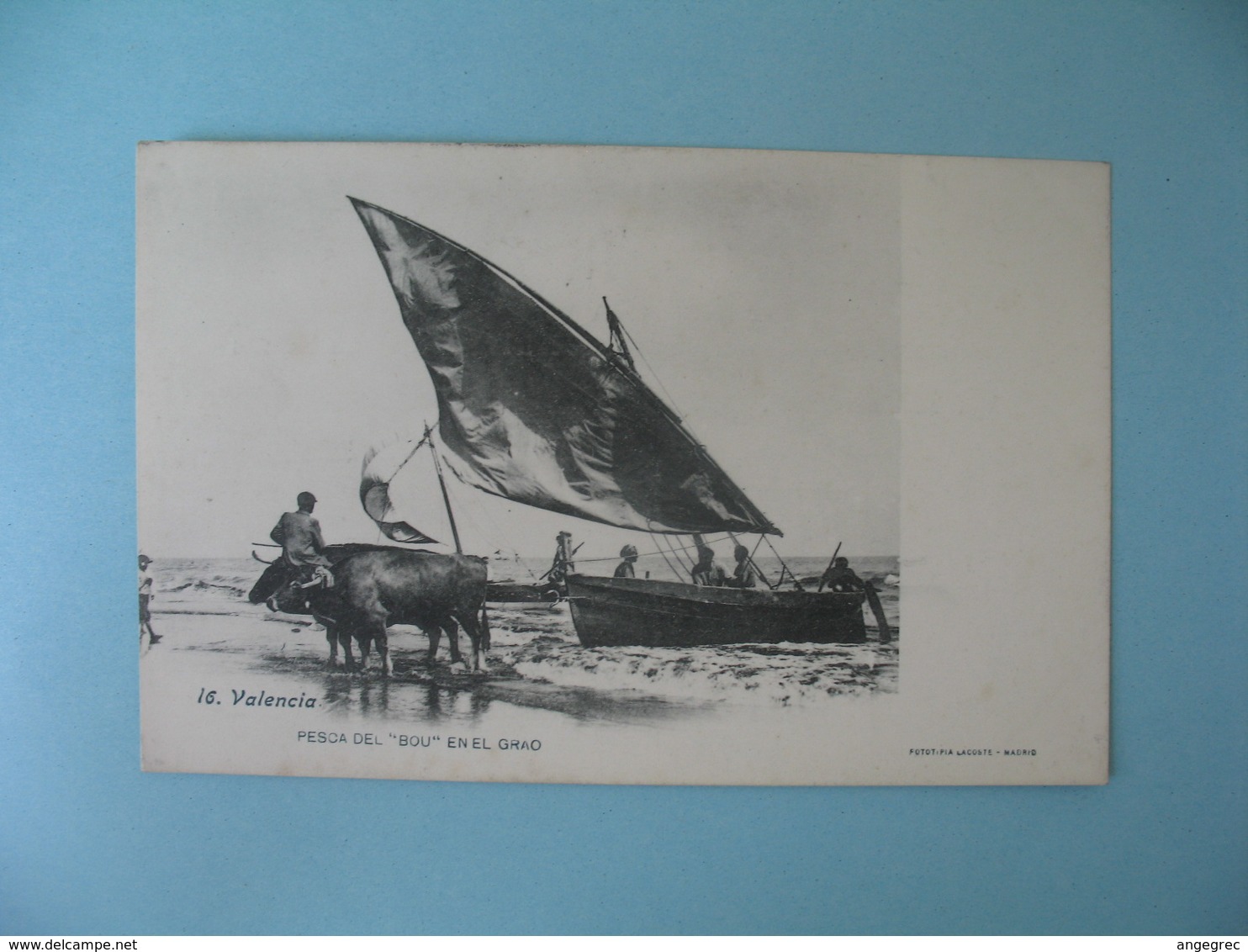 CPA Valencia - Pesca Del " Bou " en El Grao