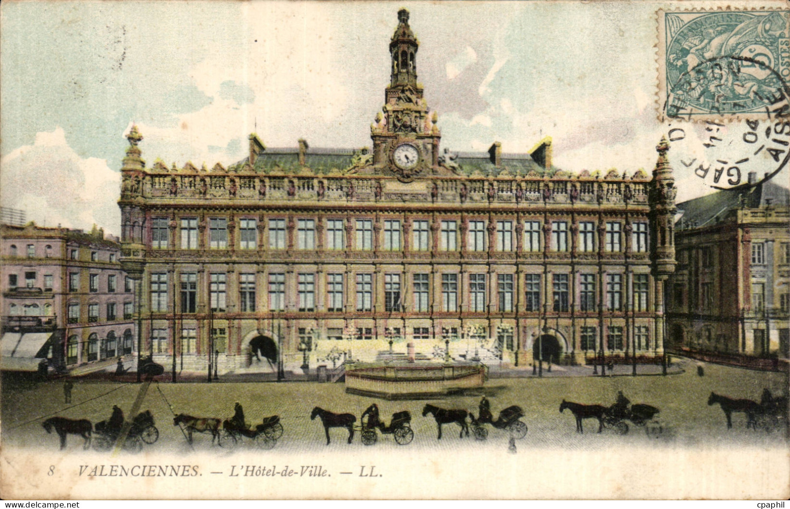 CPA Valenciennes L'hotel de ville