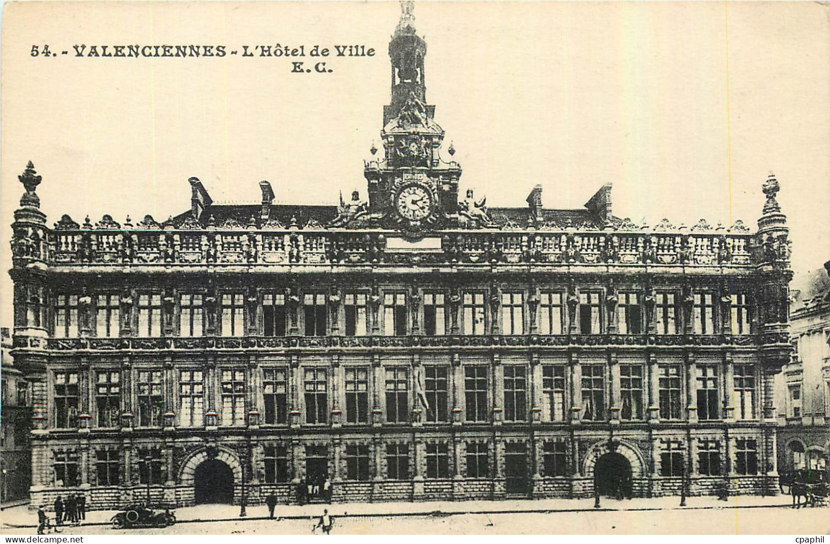 CPA Valenciennes L'Hotel de Ville