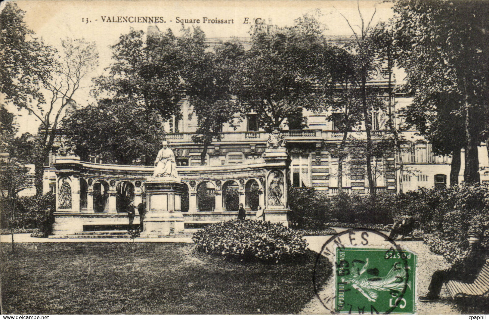 CPA Valenciennes Square Froissart