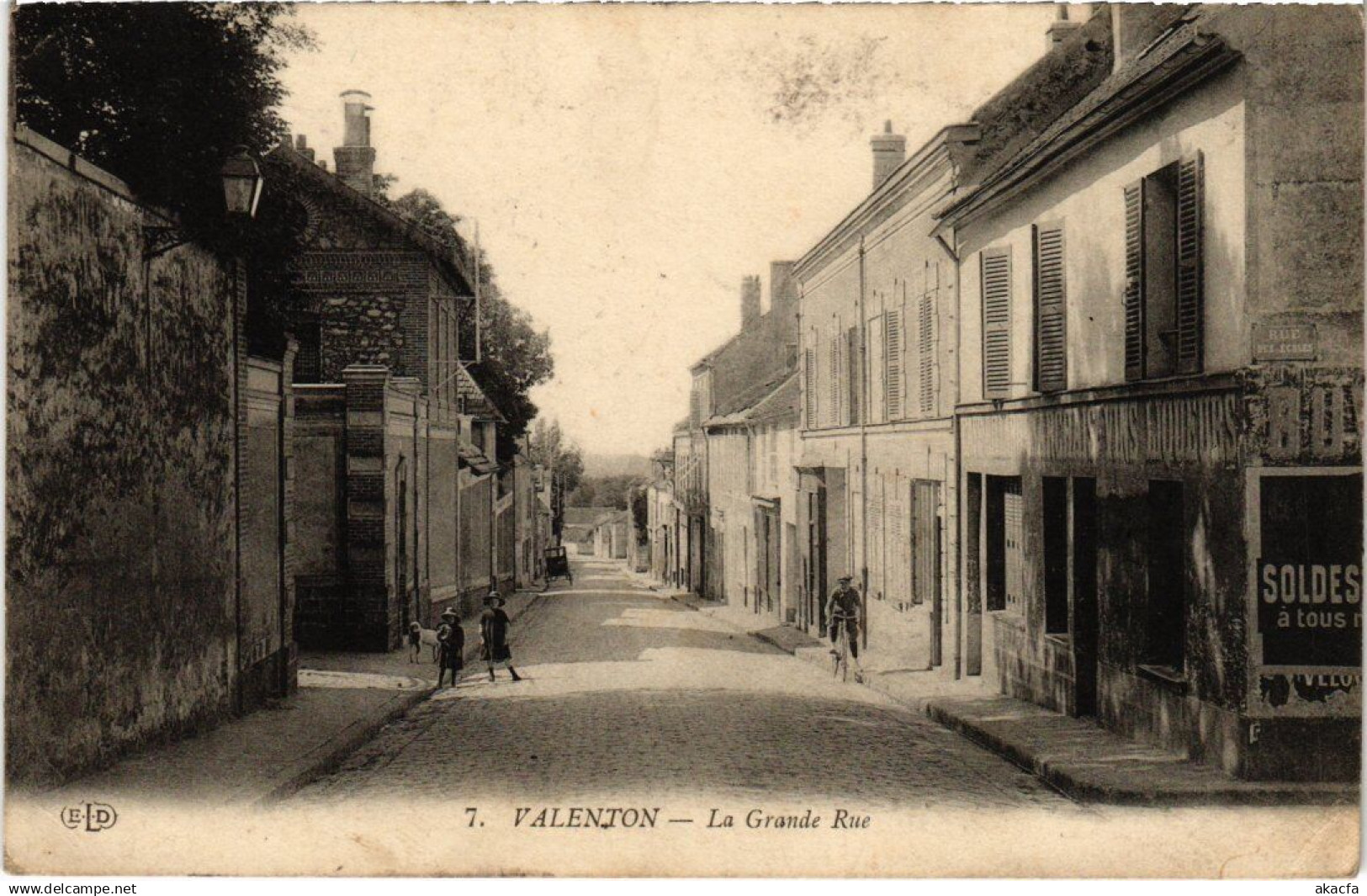 CPA Valenton Grande Rue (1364169)