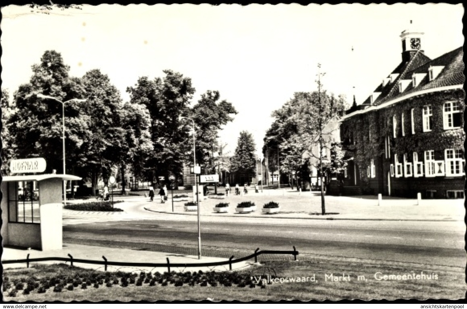 CPA Valkenswaard Nordbrabant, Markt, Gemeentehuis