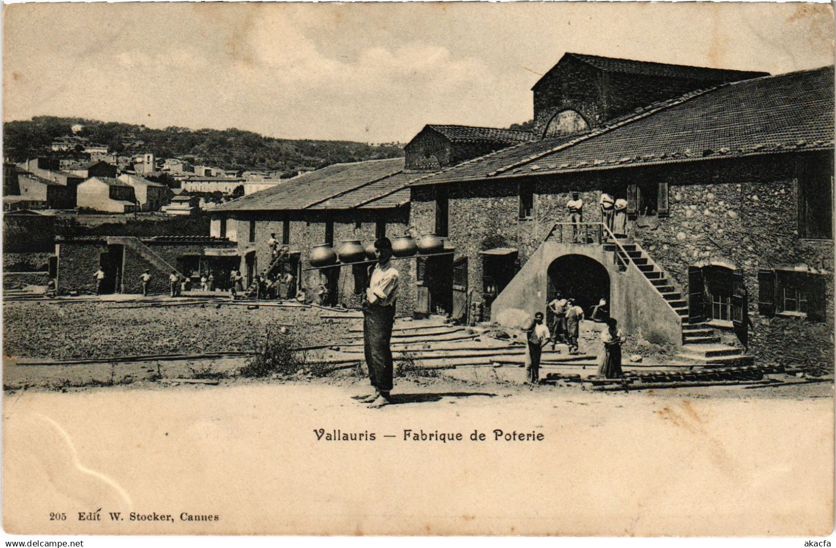 CPA Vallauris Fabrique de Poterie (1392906)