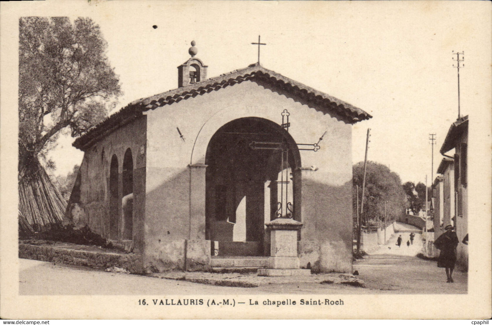 CPA Vallauris La Chapelle Saint Roch