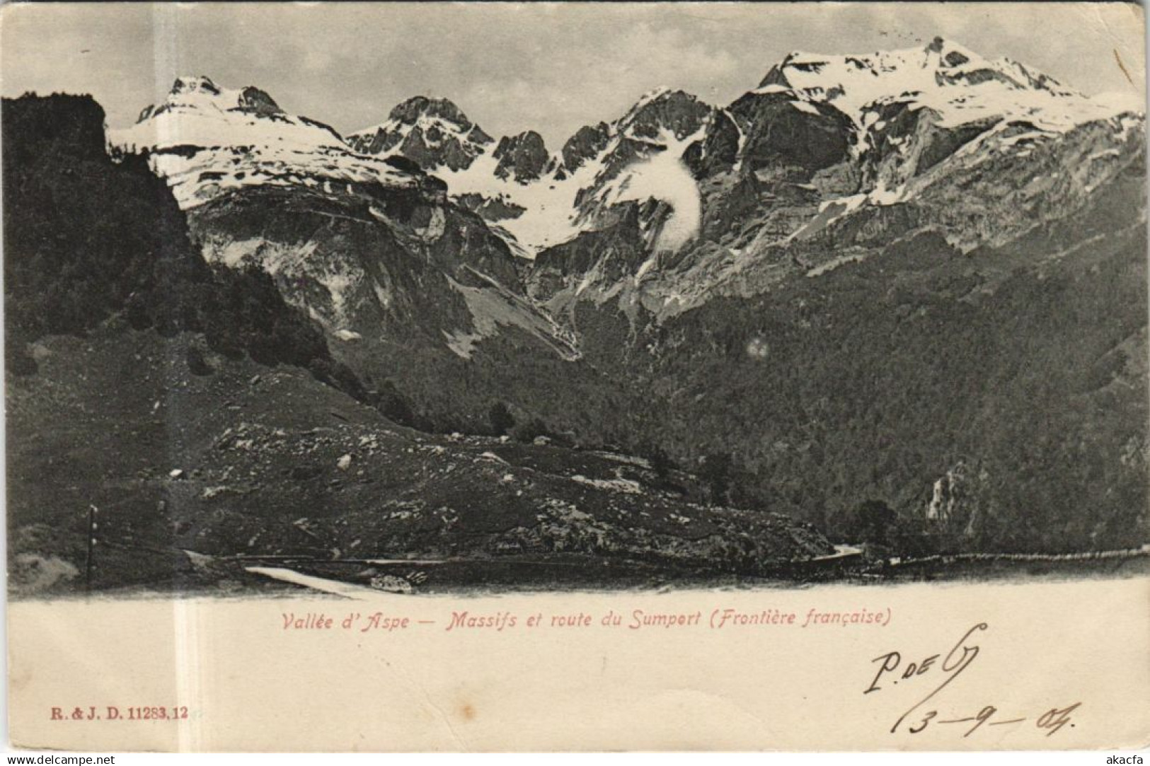 CPA Vallee d'Aspe - Massifs et Route du Somport (1163906)
