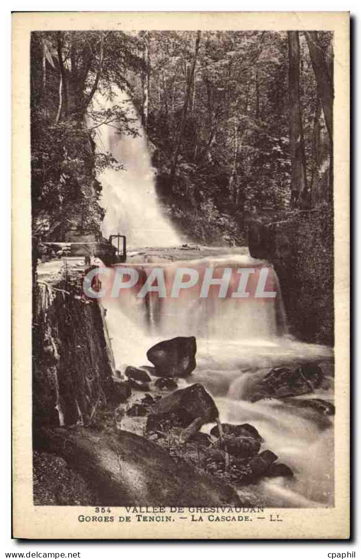 CPA Vallee de Gresivaudan Gorges de Tencin La Cascade