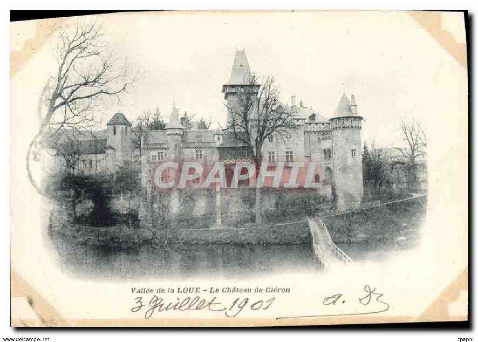 CPA Vallee de la Loue Le Chateau de Cleron