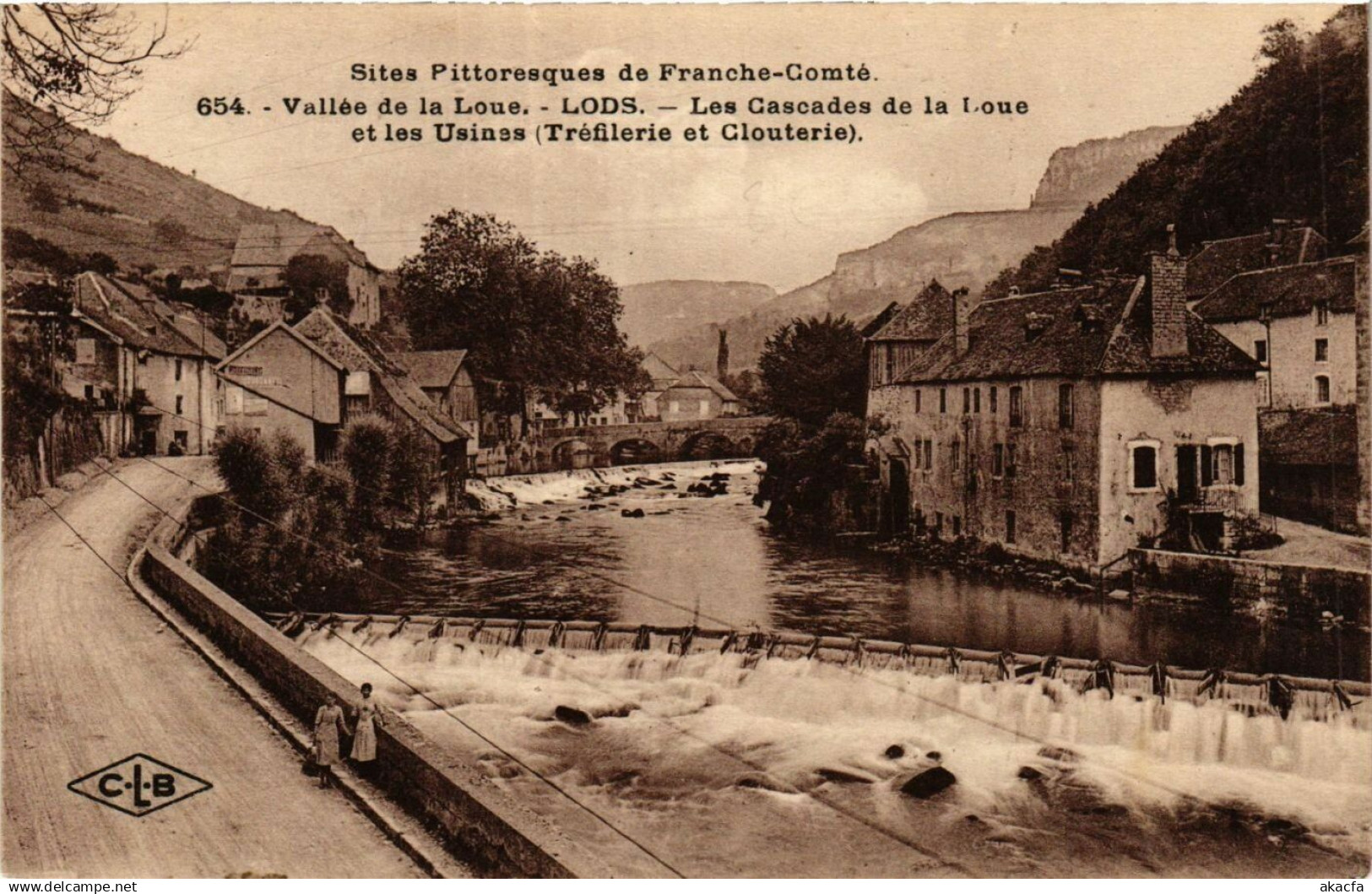 CPA Vallée de la Loue - LODS - Les Cascades de la Loue (365979)