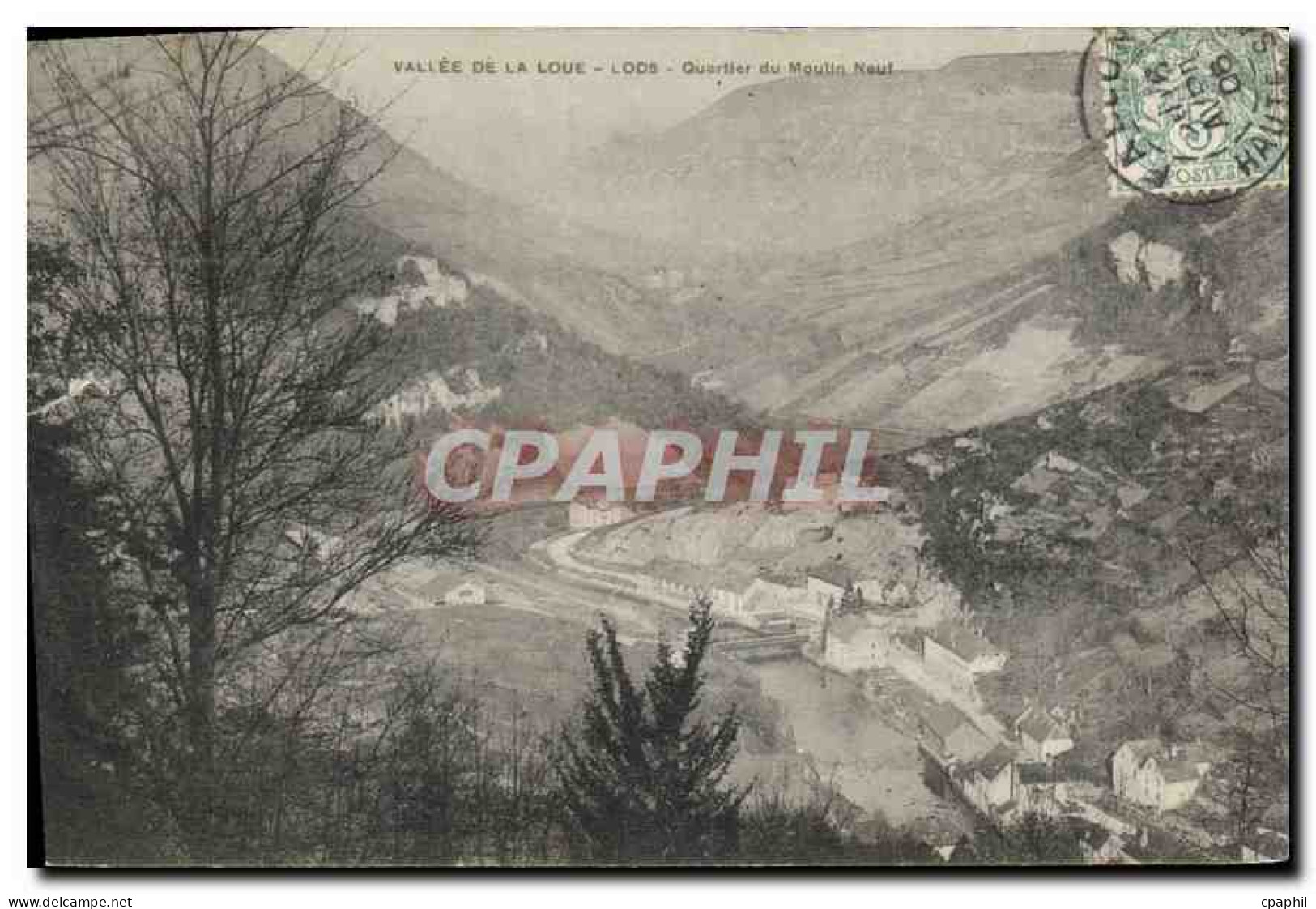 CPA Vallee de la Loue Lods Quartier du Moulin Neuf