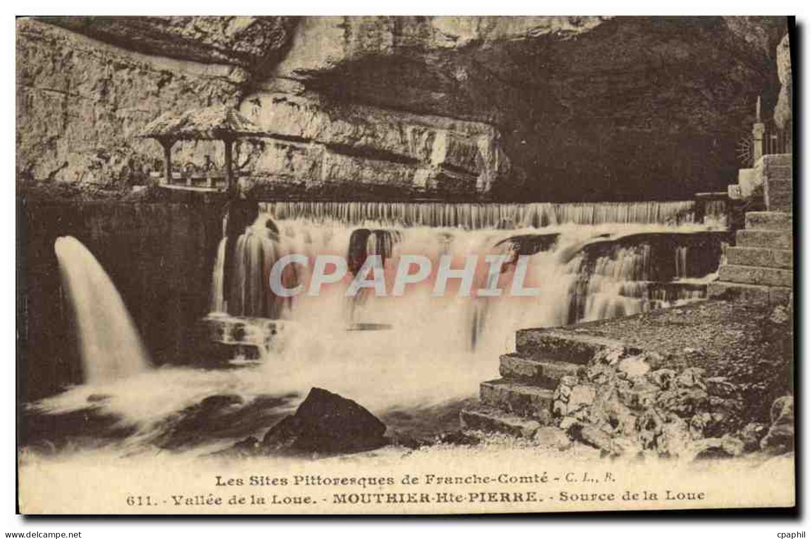 CPA Vallee de la Loue Mouthier Hte Pierre Source de la Loue