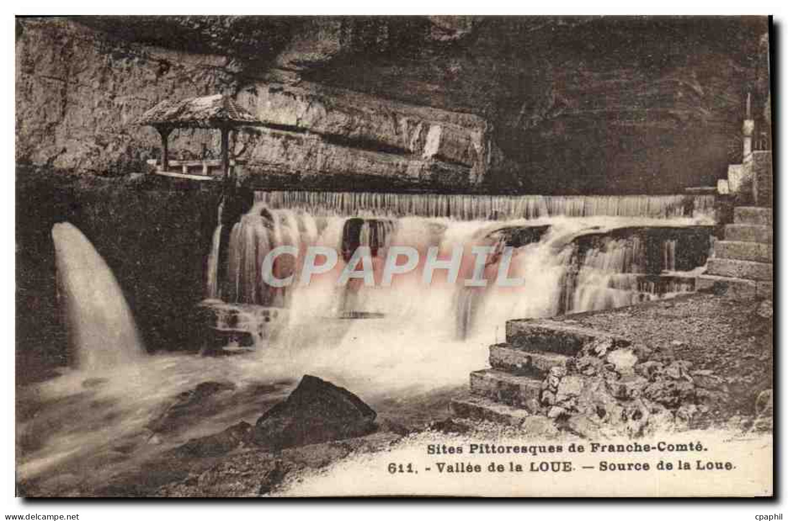 CPA Vallee de la Loue Source de la Loue