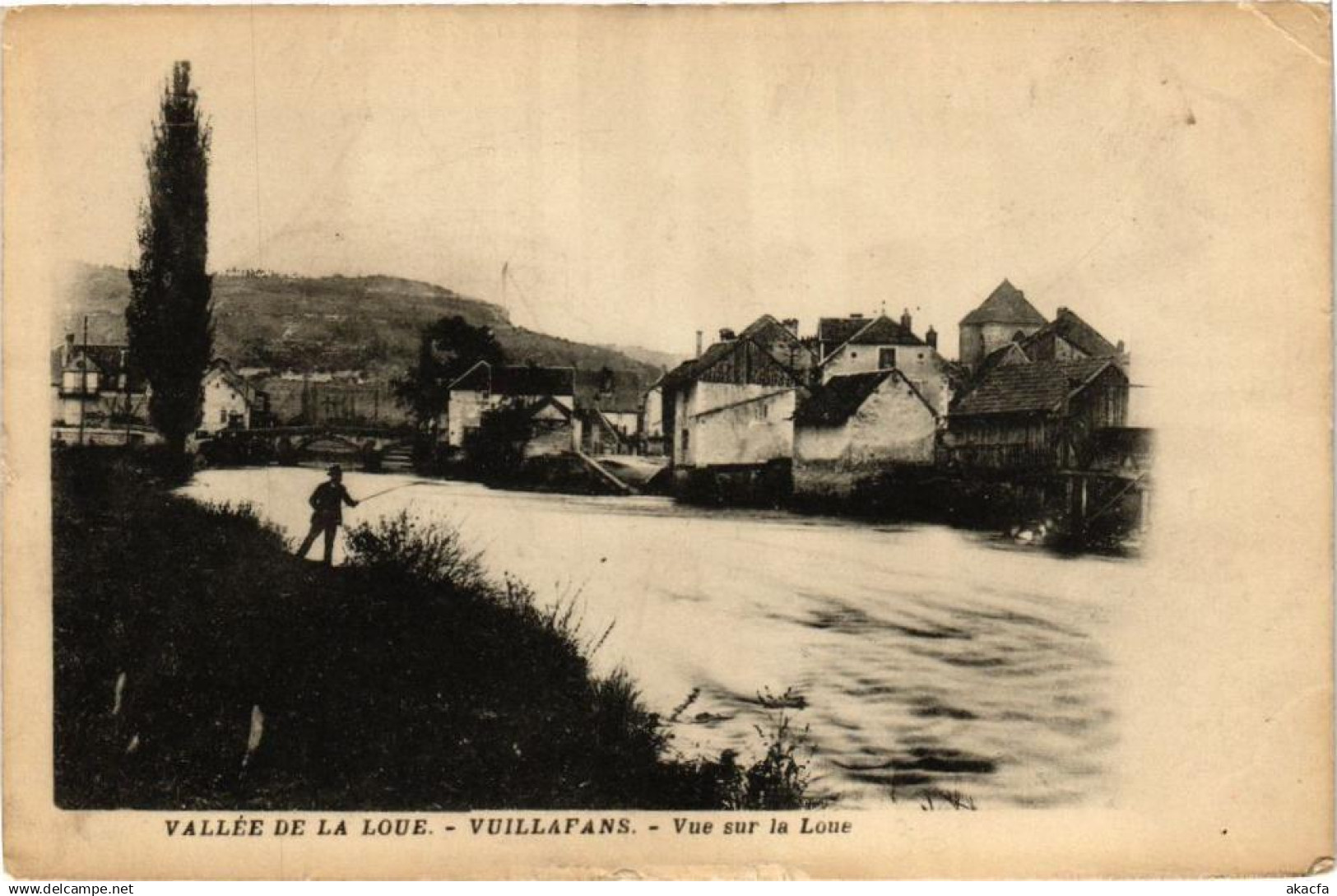 CPA Vallée de la Loue - VUILLAFANS - Vue sur la Loue (183486)