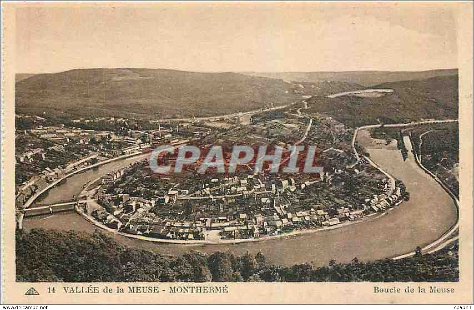 CPA Vallee de la Meuse Montherme Boucle de la Meuse