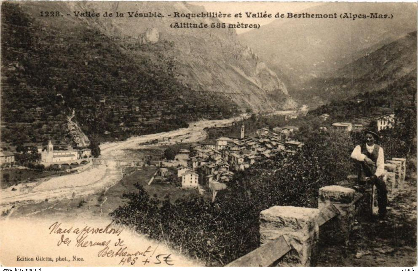 CPA Vallée de la VÉSUBIE ROQUEBILLIERE et Vallée de Berthemont (261915)