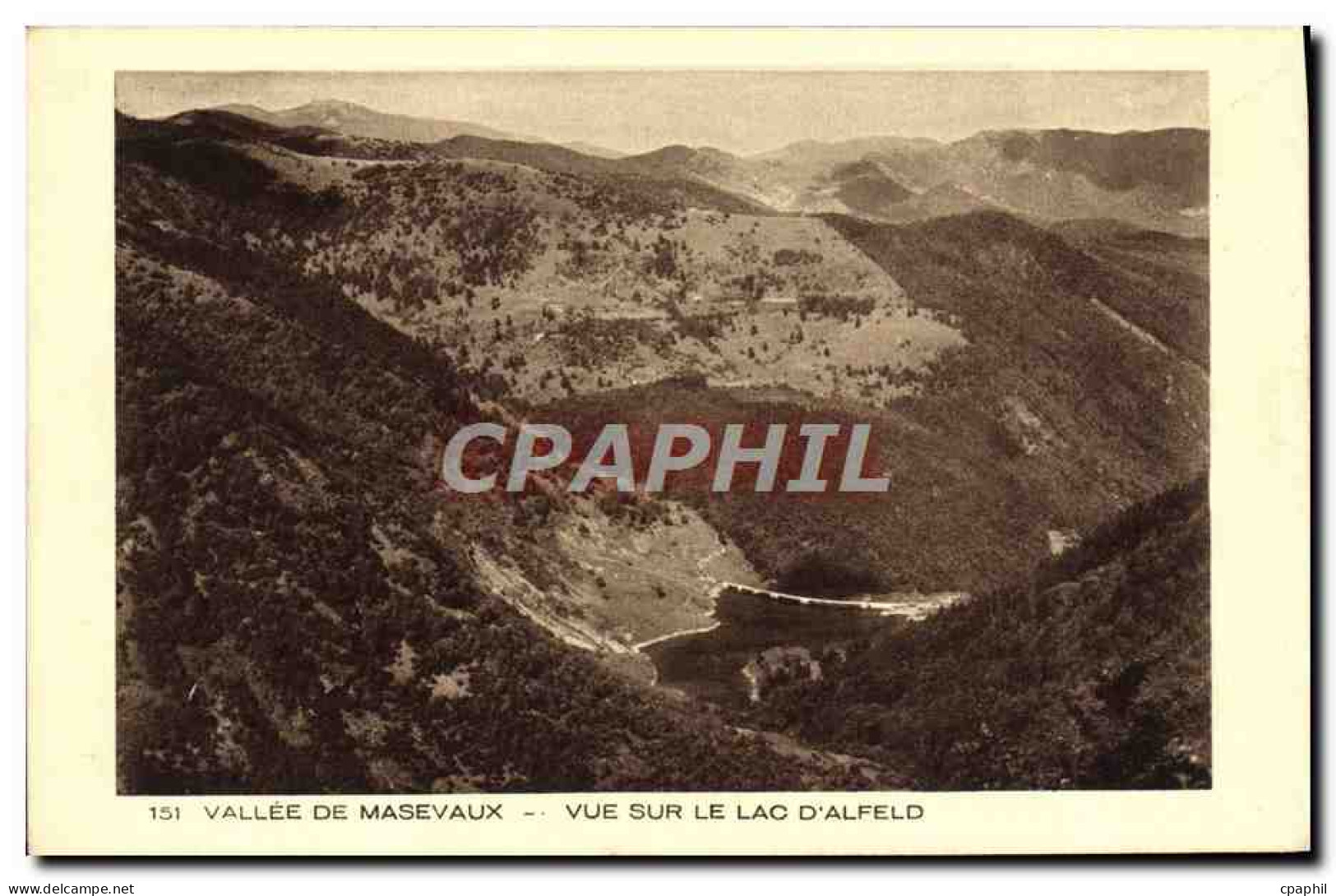 CPA Vallee De Masevaux Vue Sur La Lac D'Alfeld