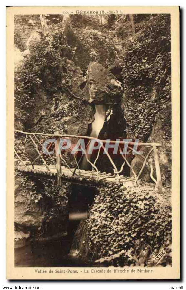CPA Vallee de Saint Pons La Cascade de Blanche de Simiane