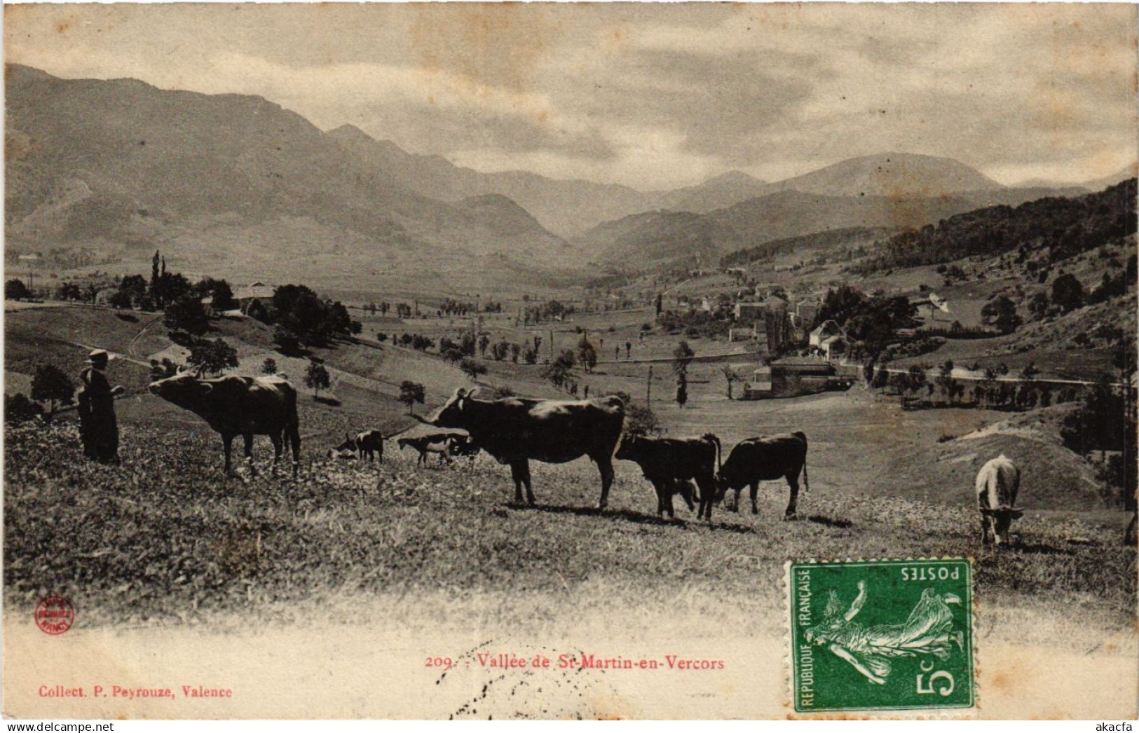 CPA Vallée de St-MARTIN-en-VERCORS (391893)