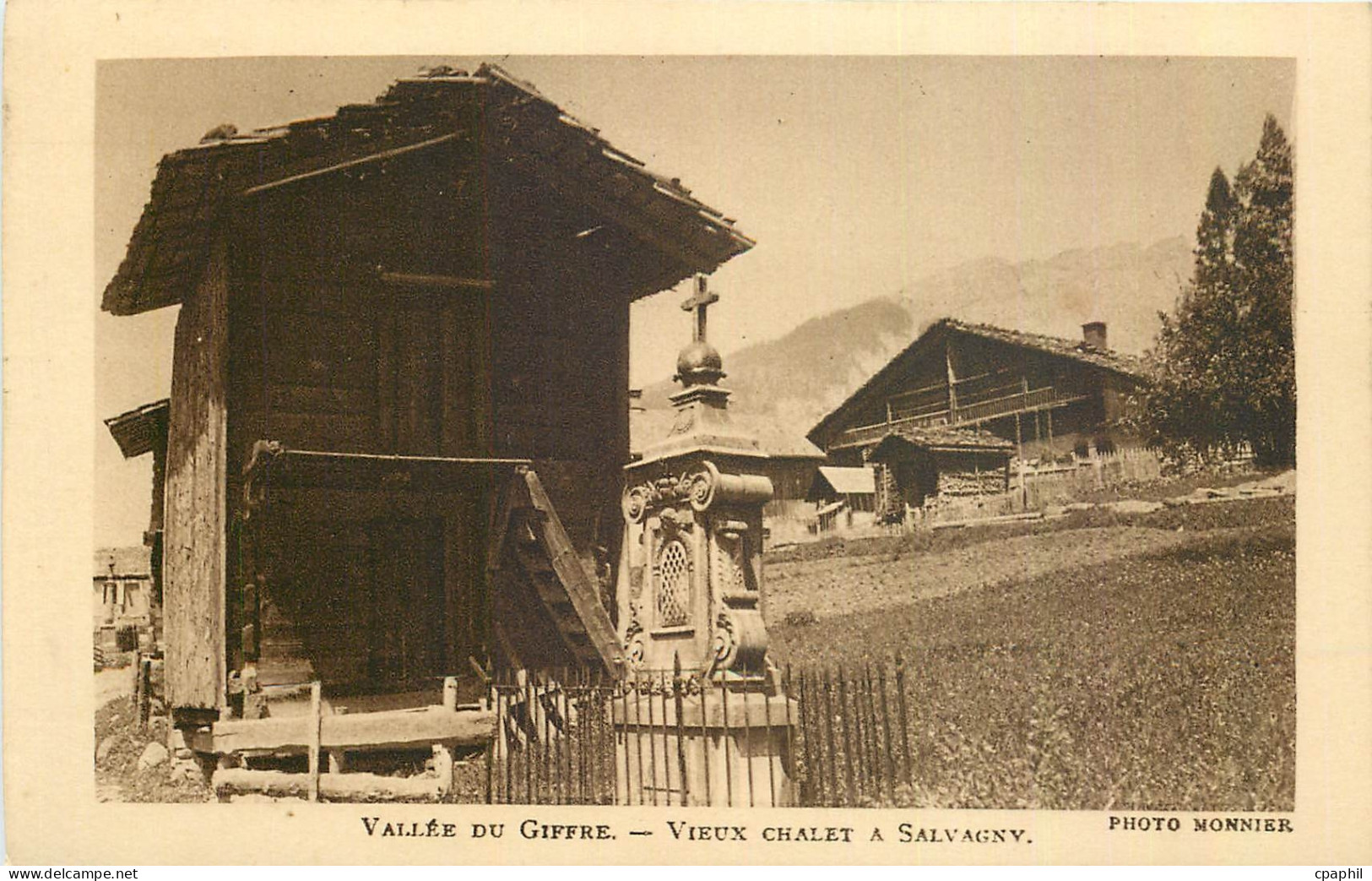 CPA Vallee du Giffre Vieux chalet a Salvagny