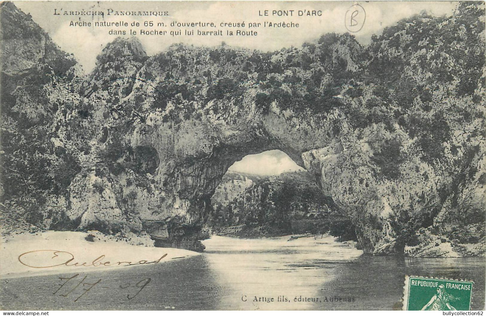 CPA Vallon-Pont-d'Arc   07/22