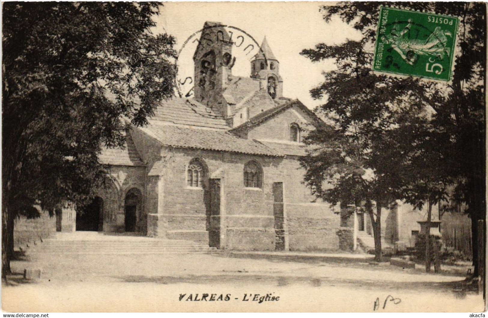 CPA VALREAS - L'Église (511712)