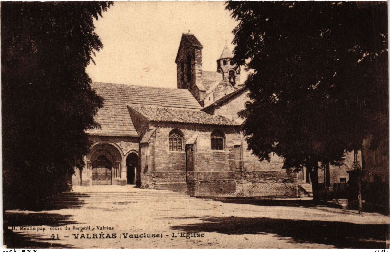 CPA VALREAS - L'Église (511727)