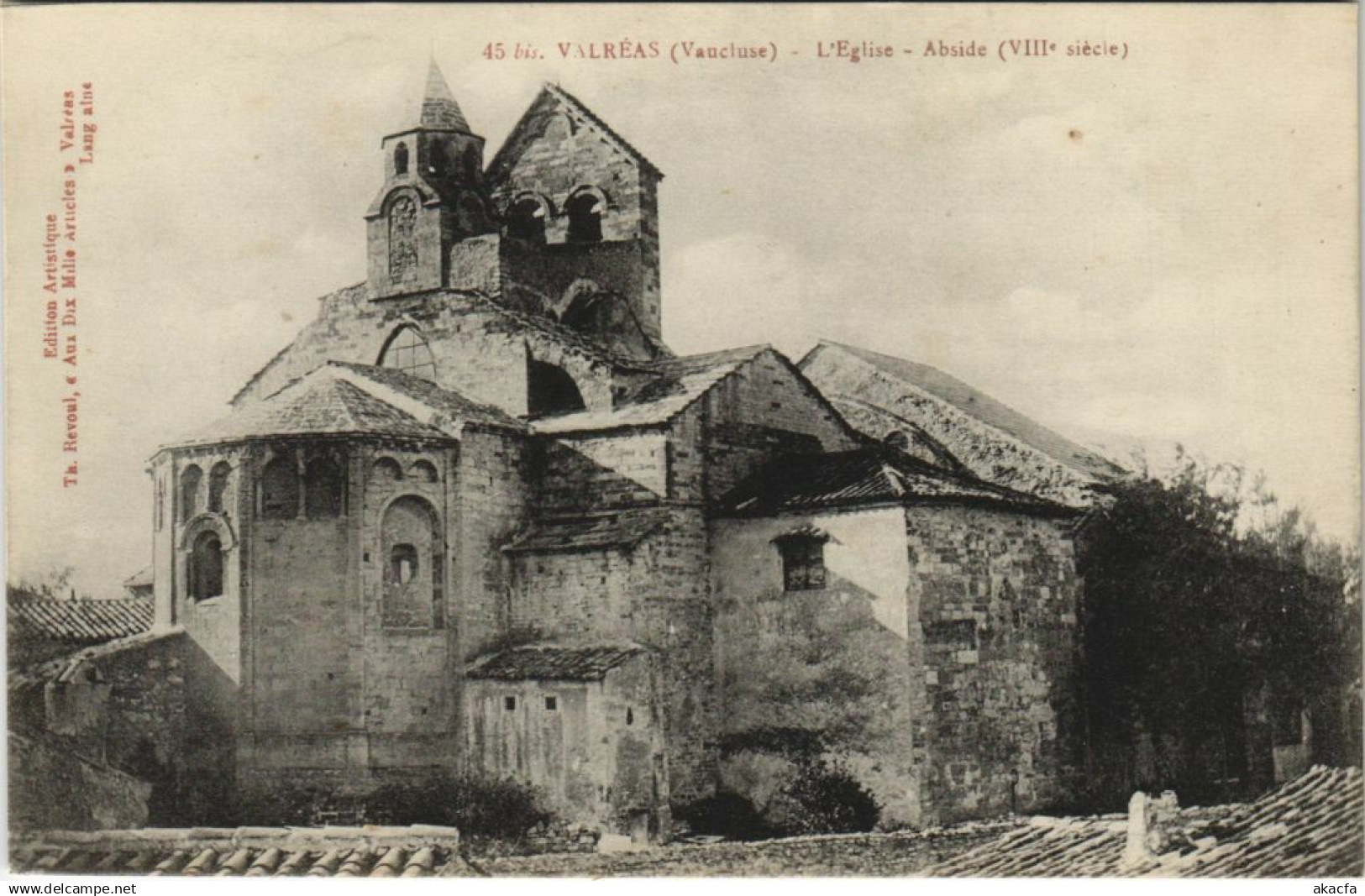 CPA VALREAS L'Eglise - Abside (1086842)