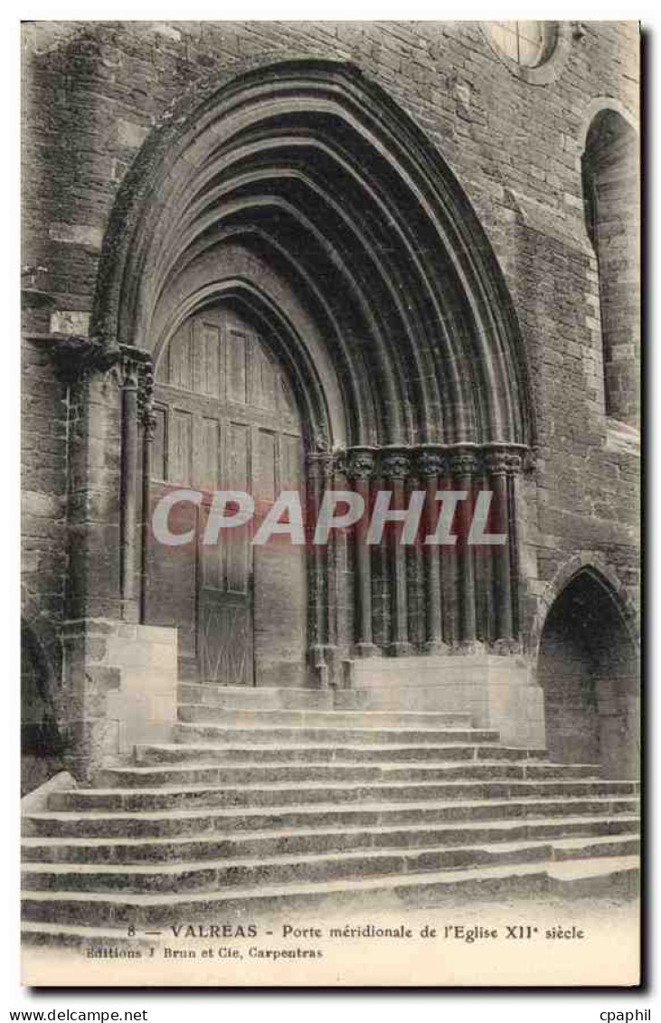 CPA Valreas Porte meridionale de l'Eglise XII siecle