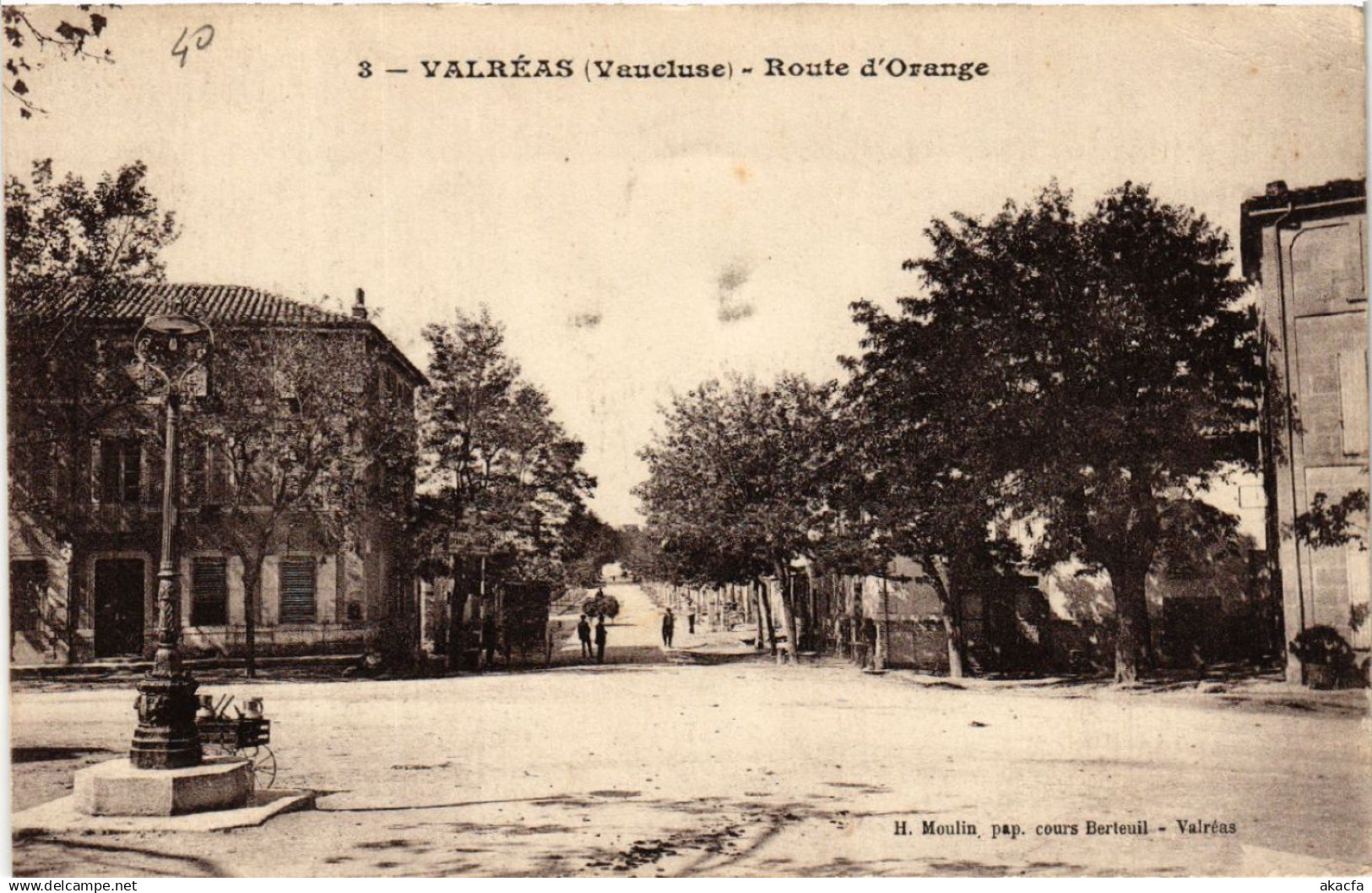 CPA VALREAS - Route d'ORANGE (511734)