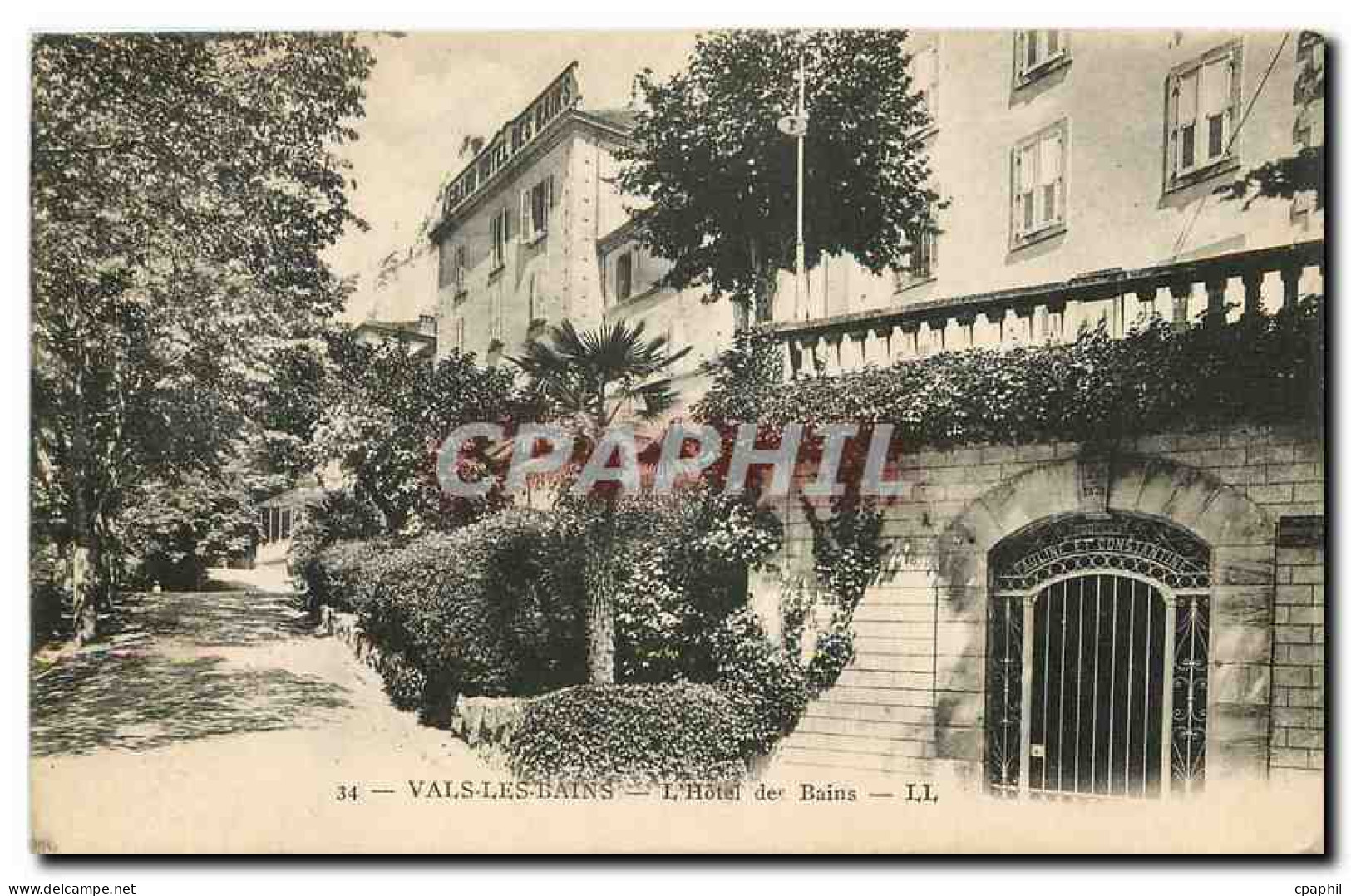 CPA Vals les Bains L'Hotel de Bains