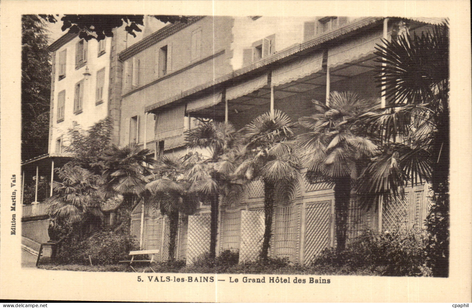 CPA Vals les Bains Le Grand Hotel des Bains