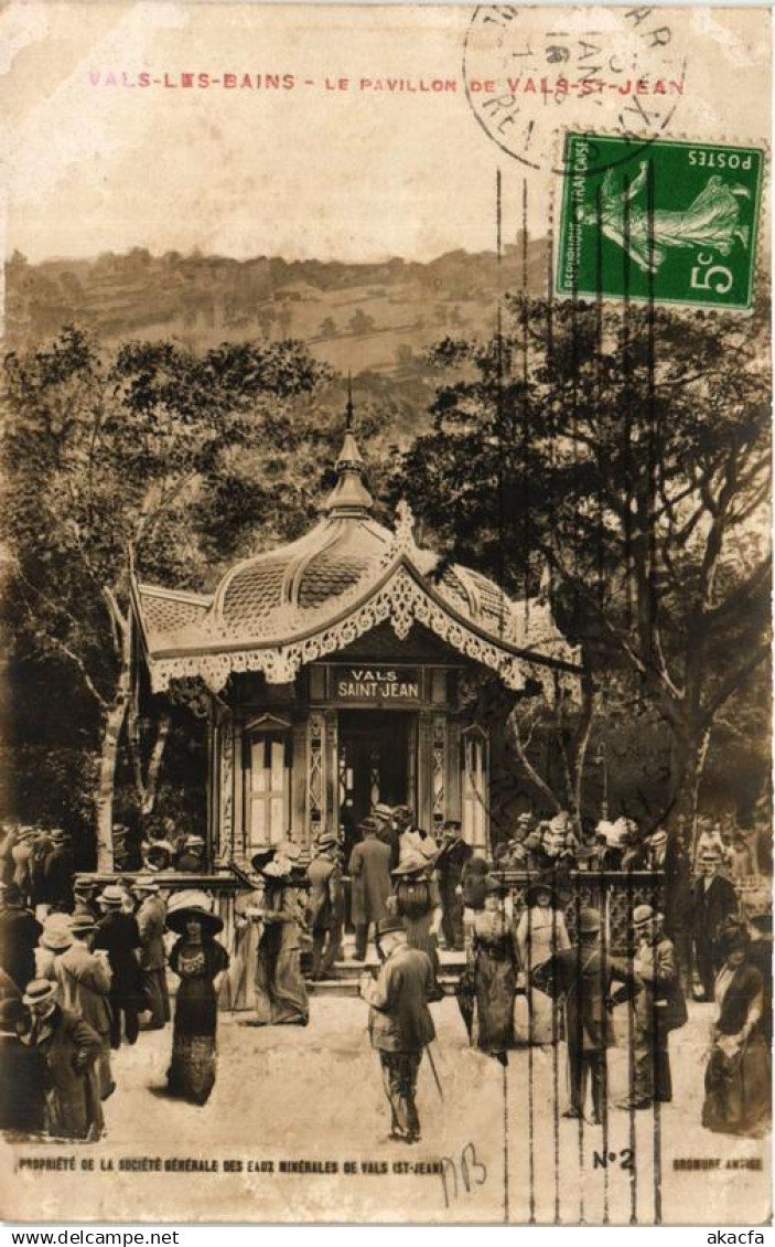 CPA VALS-les-BAINS Le Pavillon de Vals St-JEAN (661116)