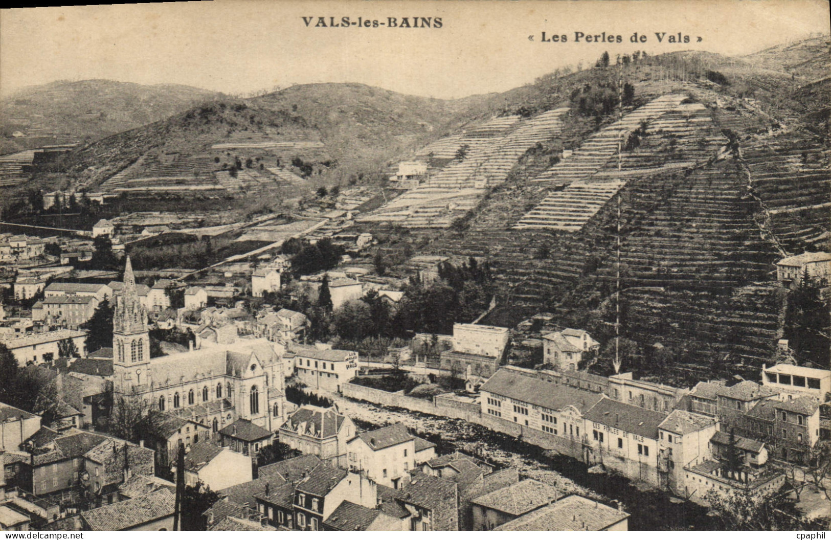 CPA Vals les Bains Les Perles de Vals