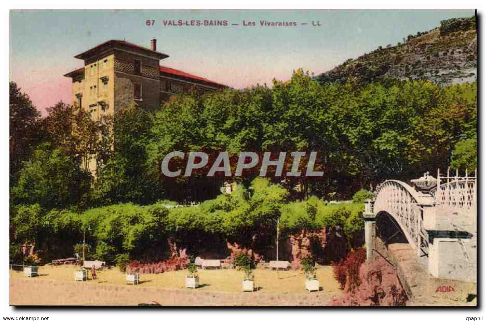 CPA Vals les Bains Les Vivaraies