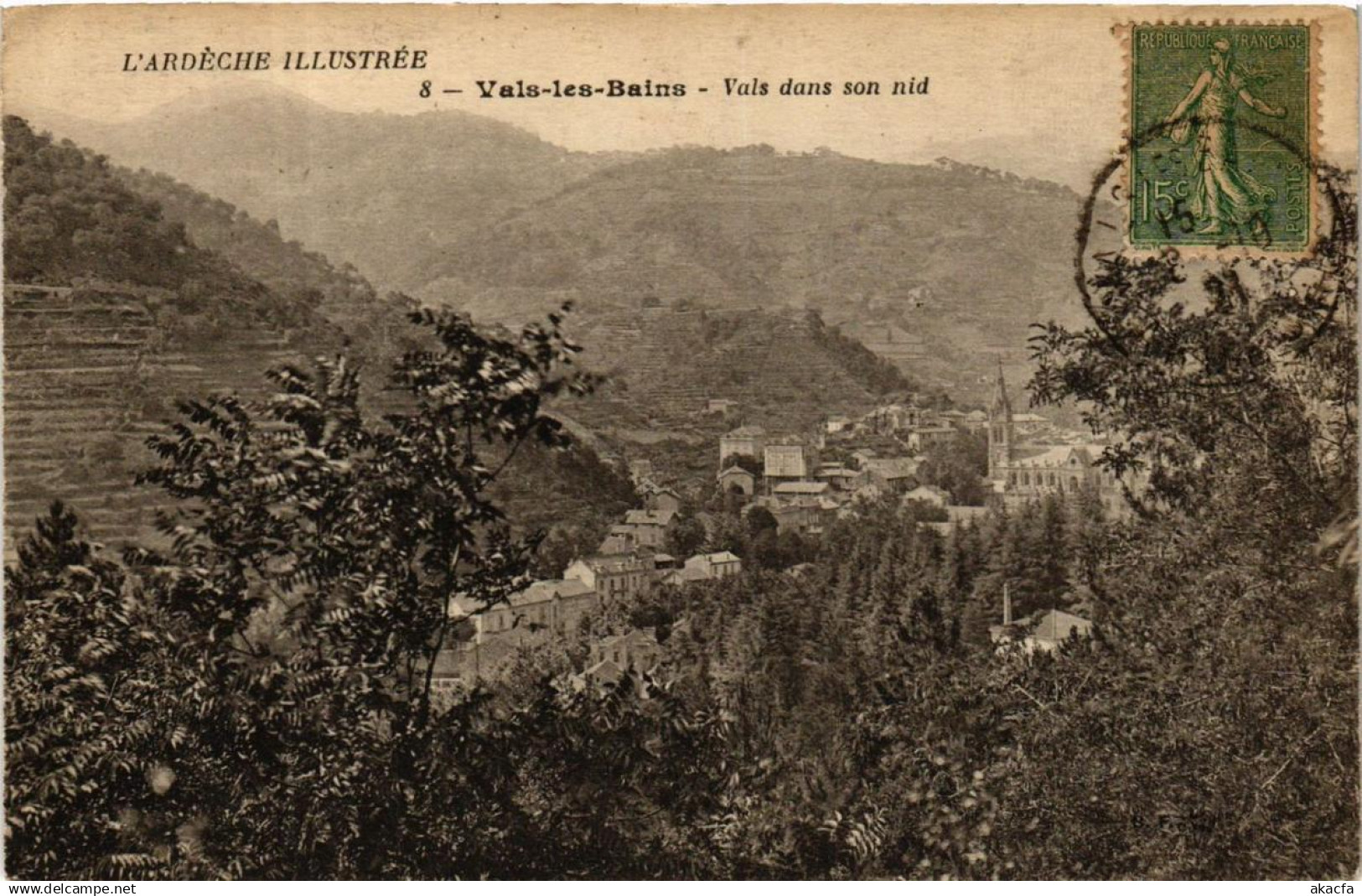 CPA VALS-les-BAINS Vals dans son nid (661233)