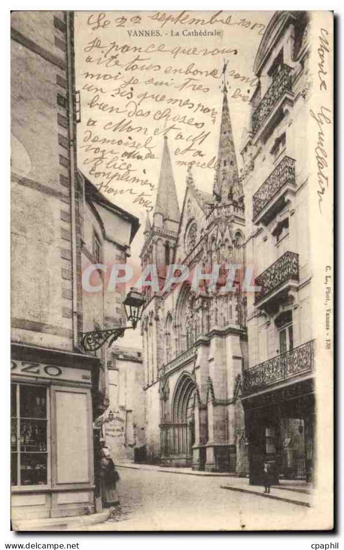 CPA Vannes La cathedrale