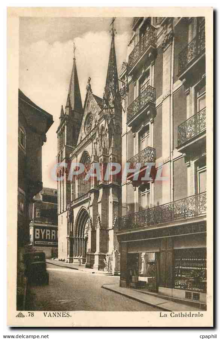 CPA Vannes La Cathedrale