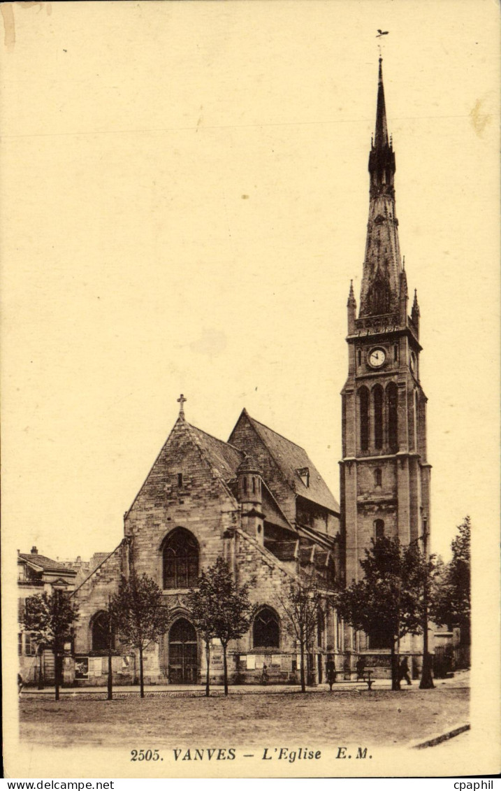 CPA Vanves L Eglise