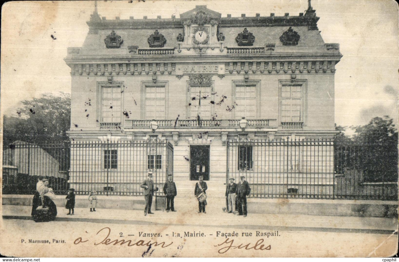 CPA Vanves La Mairie Facade rue Raspail