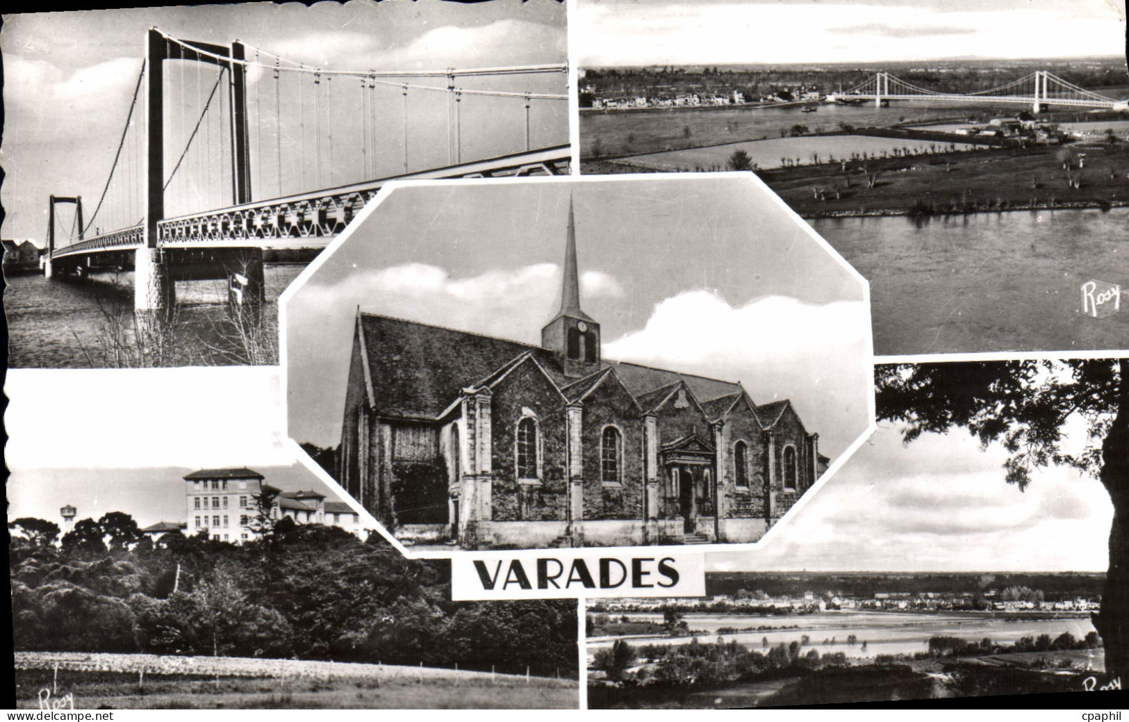 CPA Varades Le Pont La Loire Et Les Iles