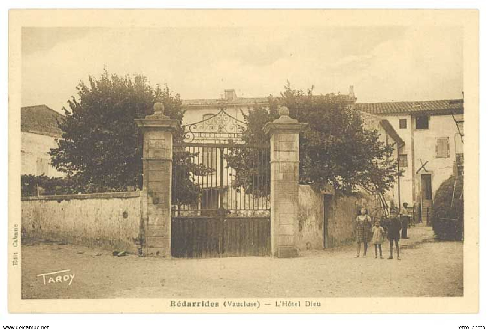 Cpa Vaucluse - Bédarrides - l'Hôtel Dieu