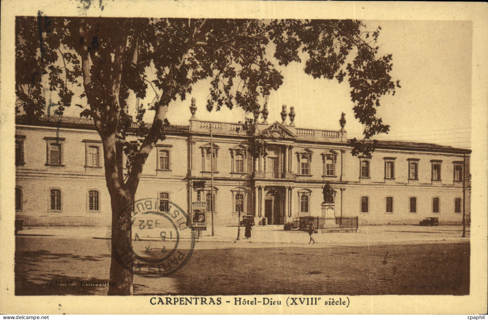 CPA Vaucluse Carpentras Hotel Dieu