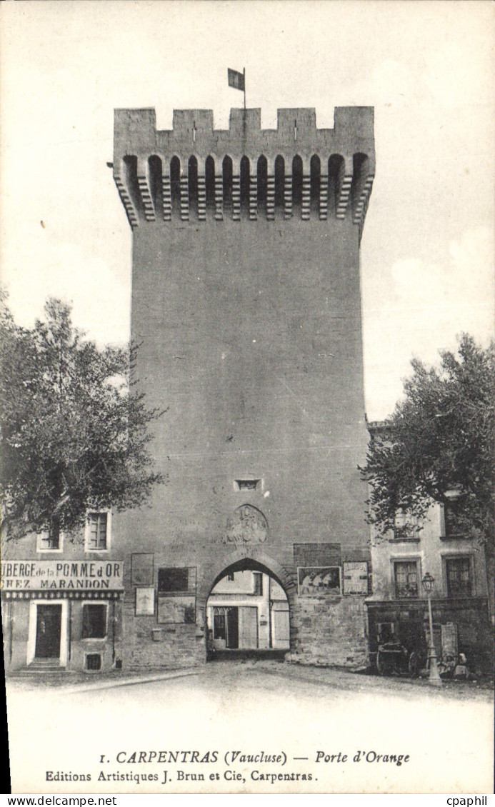 CPA Vaucluse Carpentras (Vaucluse) Porte d'Orange