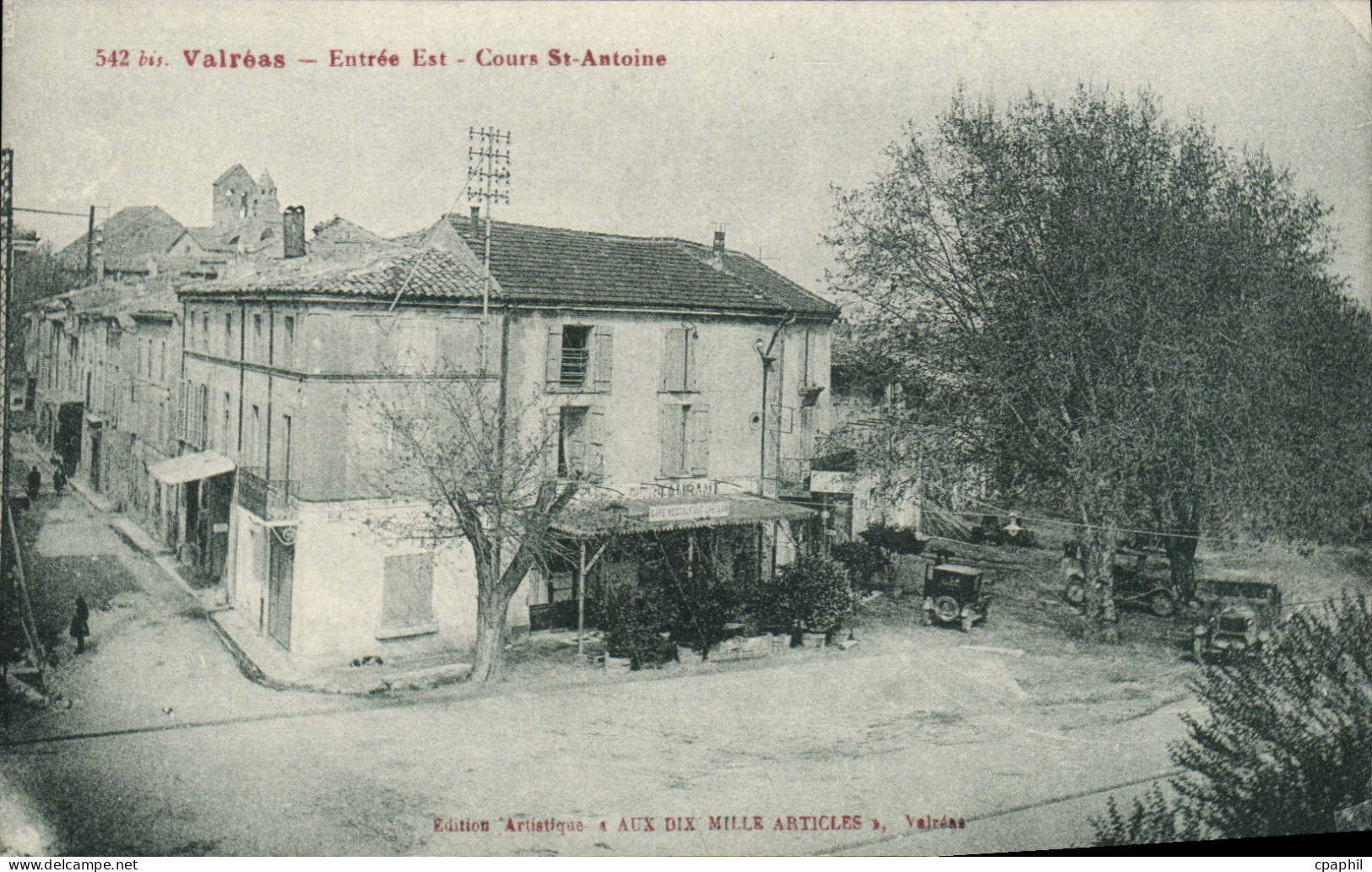 CPA Vaucluse Valreas Entrée Est Cours St Antoine