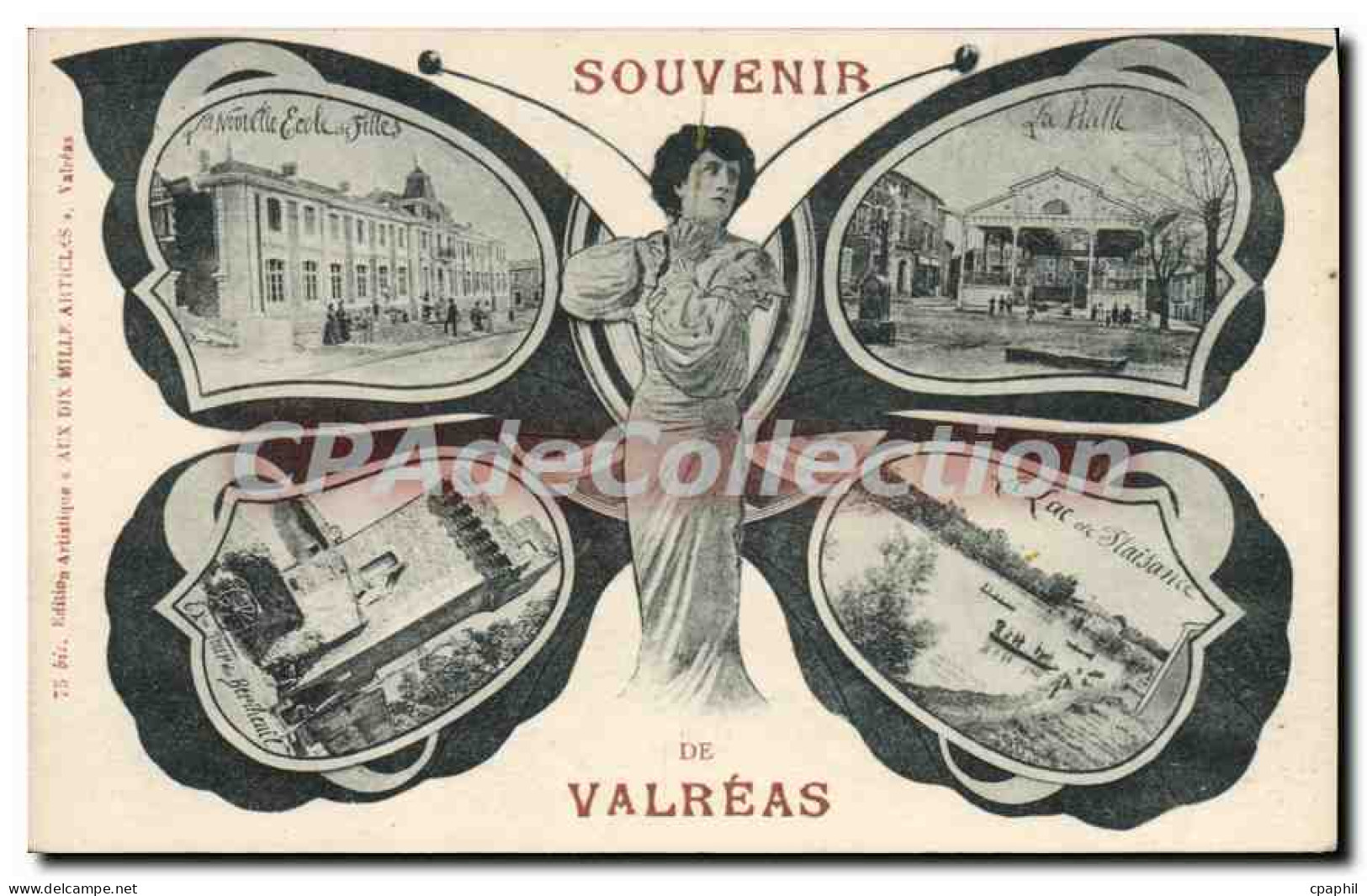 CPA Vaucluse Valreas Souvenir de Valreas