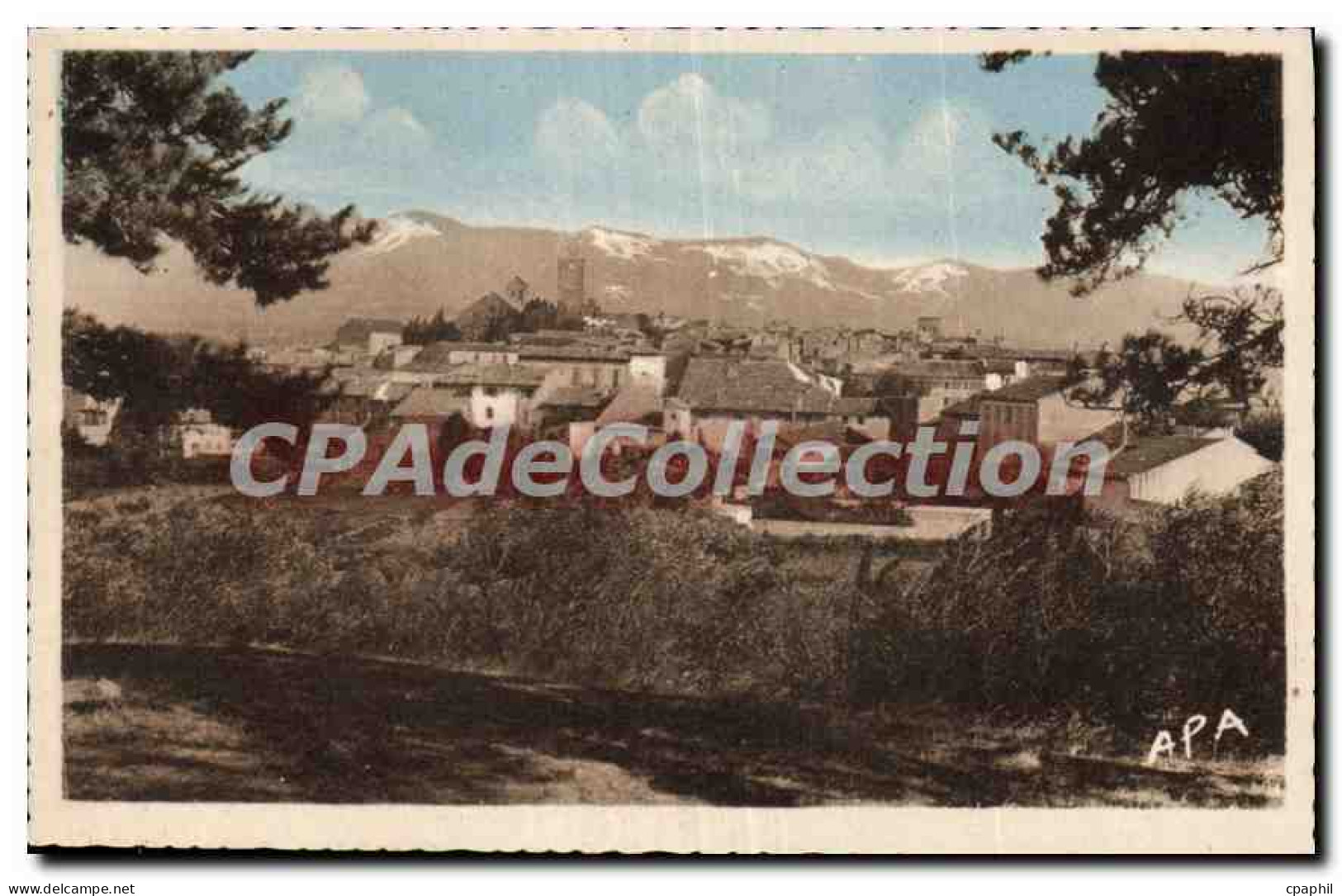 CPA Vaucluse Valreas (Vaucluse) Vue generale