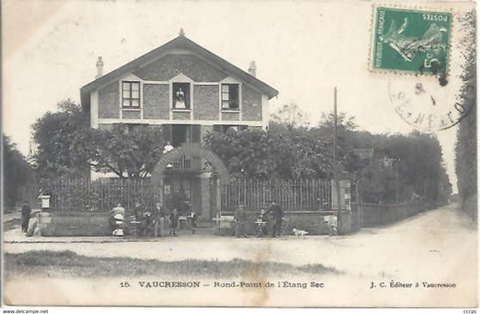 CPA Vaucresson Rond-Point de l'Etang Sec