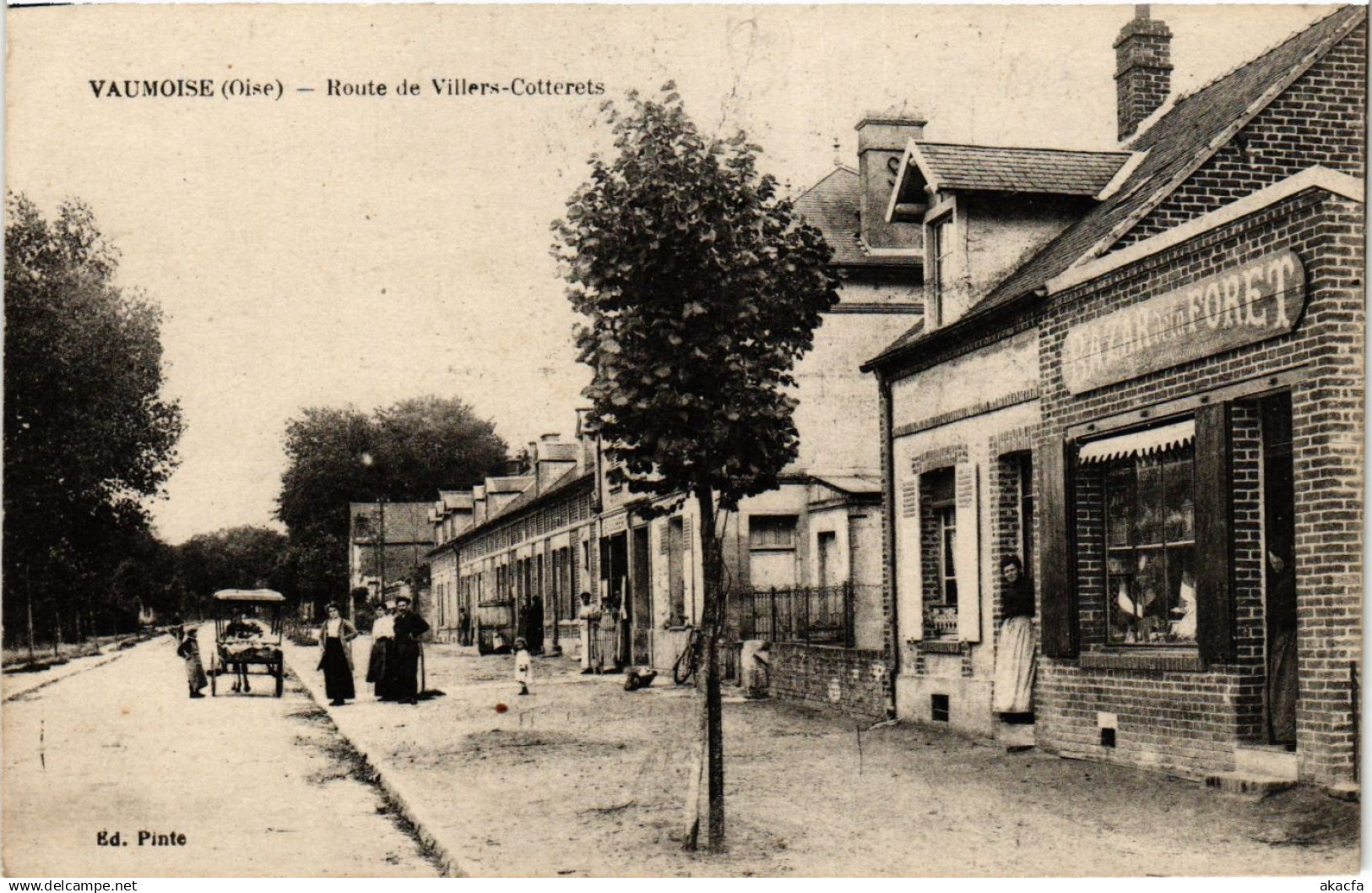 CPA VAUMOISE - Route de VILLERS-COTTERETS (259604)