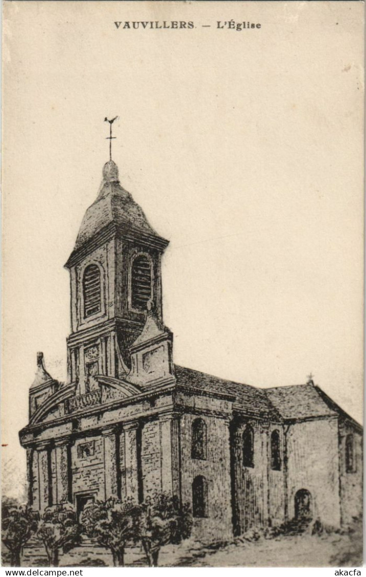 CPA VAUVILLERS Église (17802)