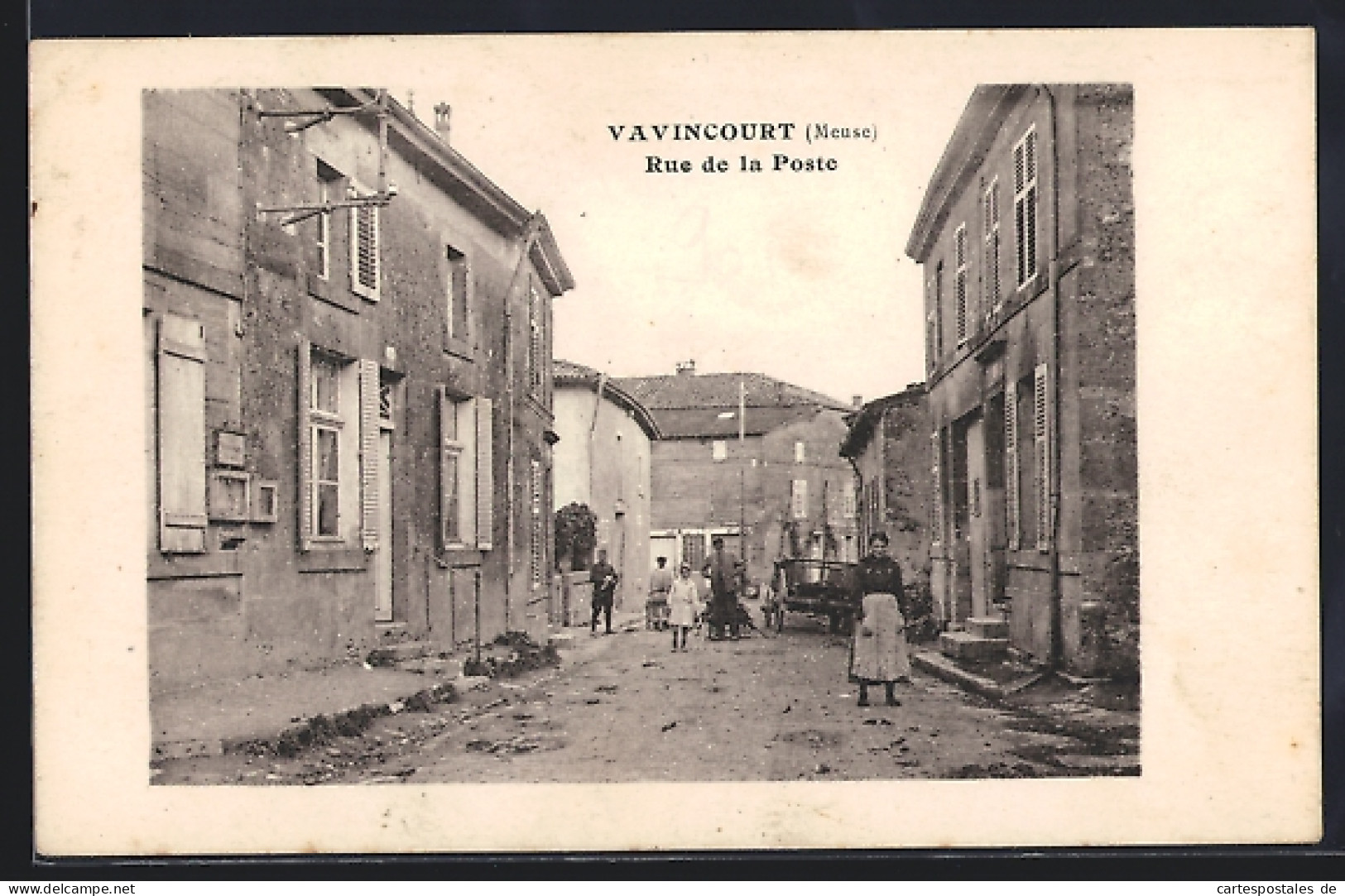 CPA Vavincourt, Rue de la Poste